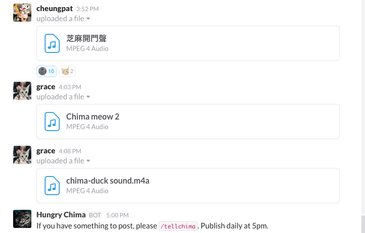 slack bot doorbell