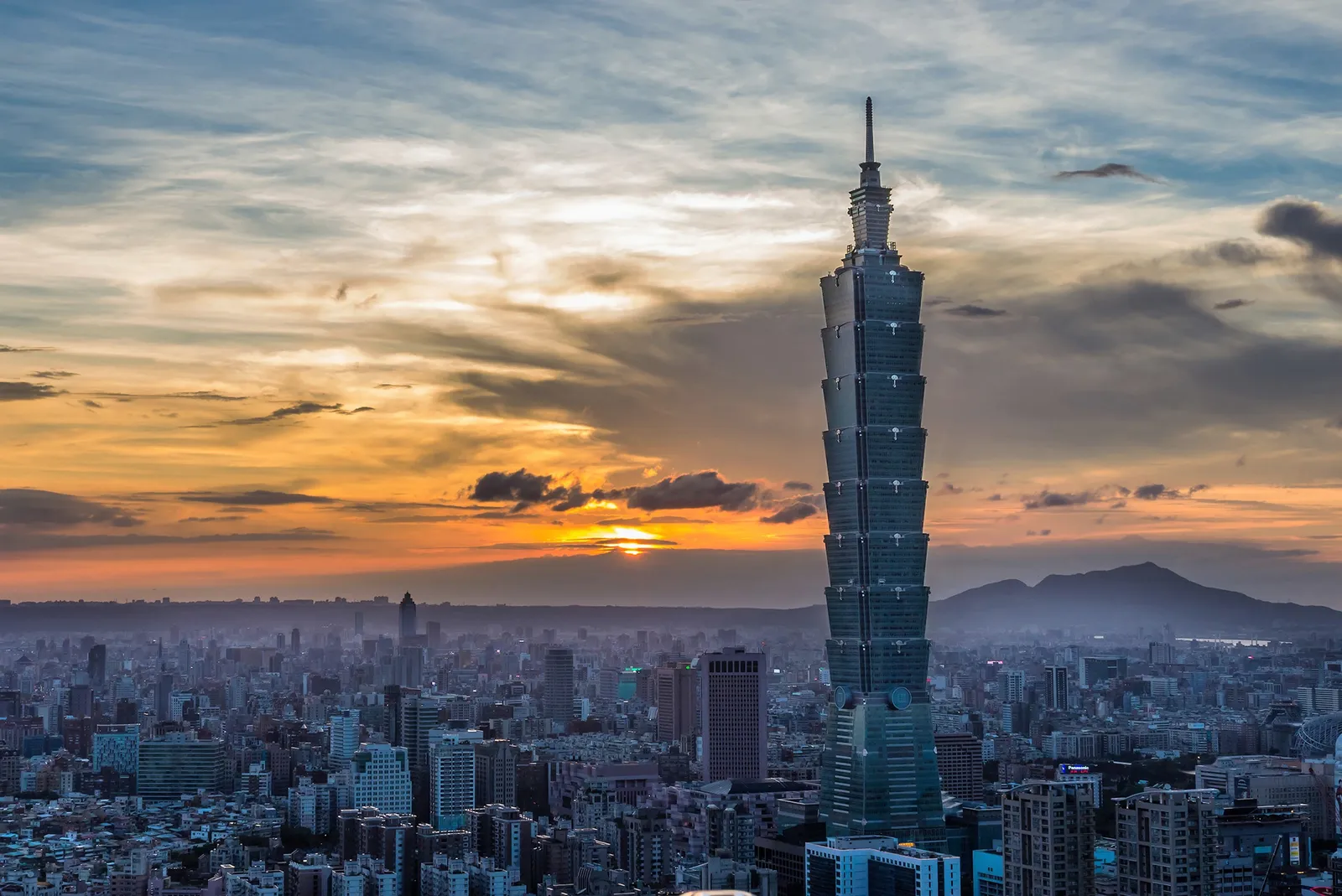 taipei sunset
